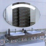 MIKI зеркало с led подсветкой в ванной