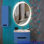 LESSI Овальное зеркало для ванной комнаты с подсветкой Москва